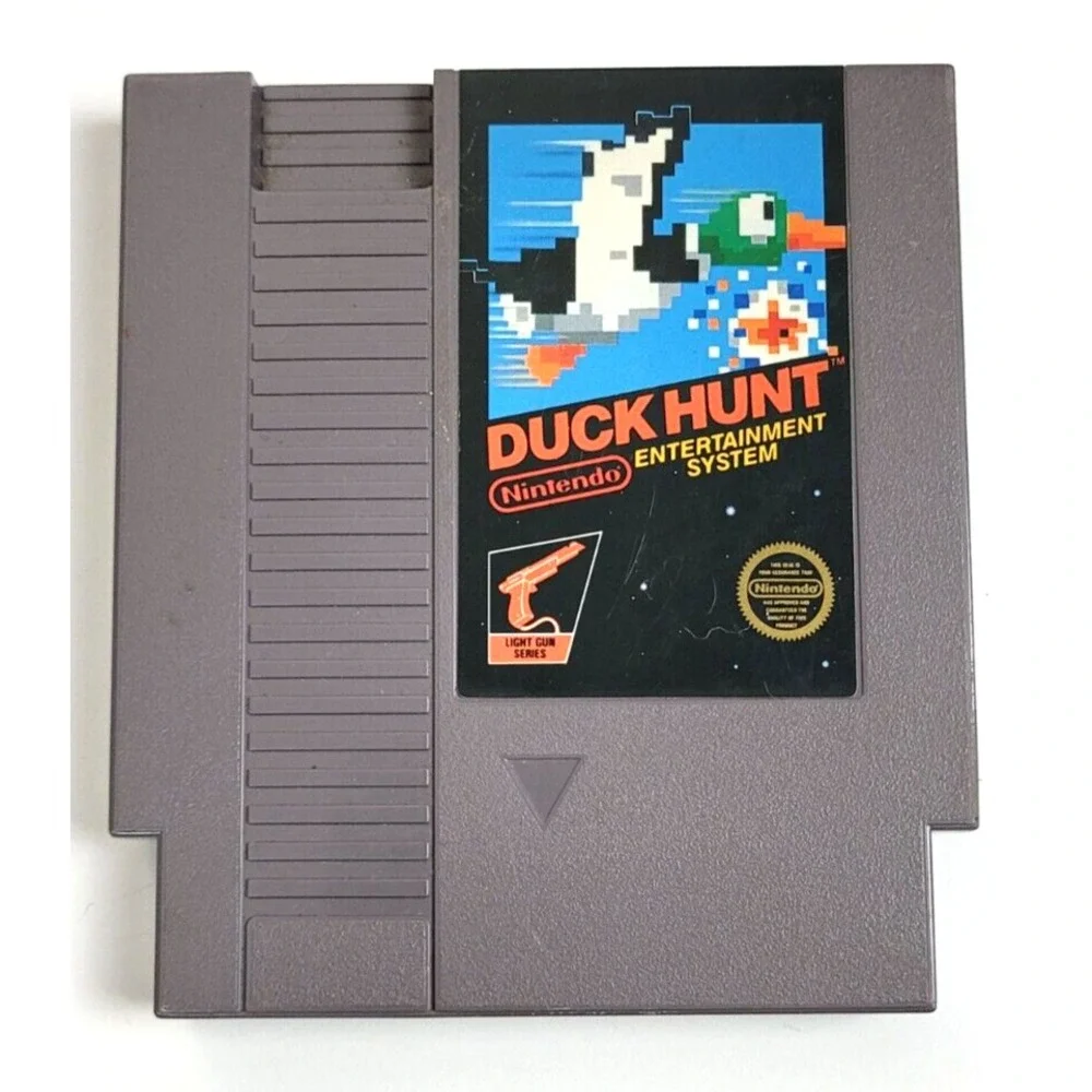 DUCK HUNT -  NINTENDO ENTERNTAINMENT‎ SYSTEM GAME - 5 SCREW NINTENDO GAME NES